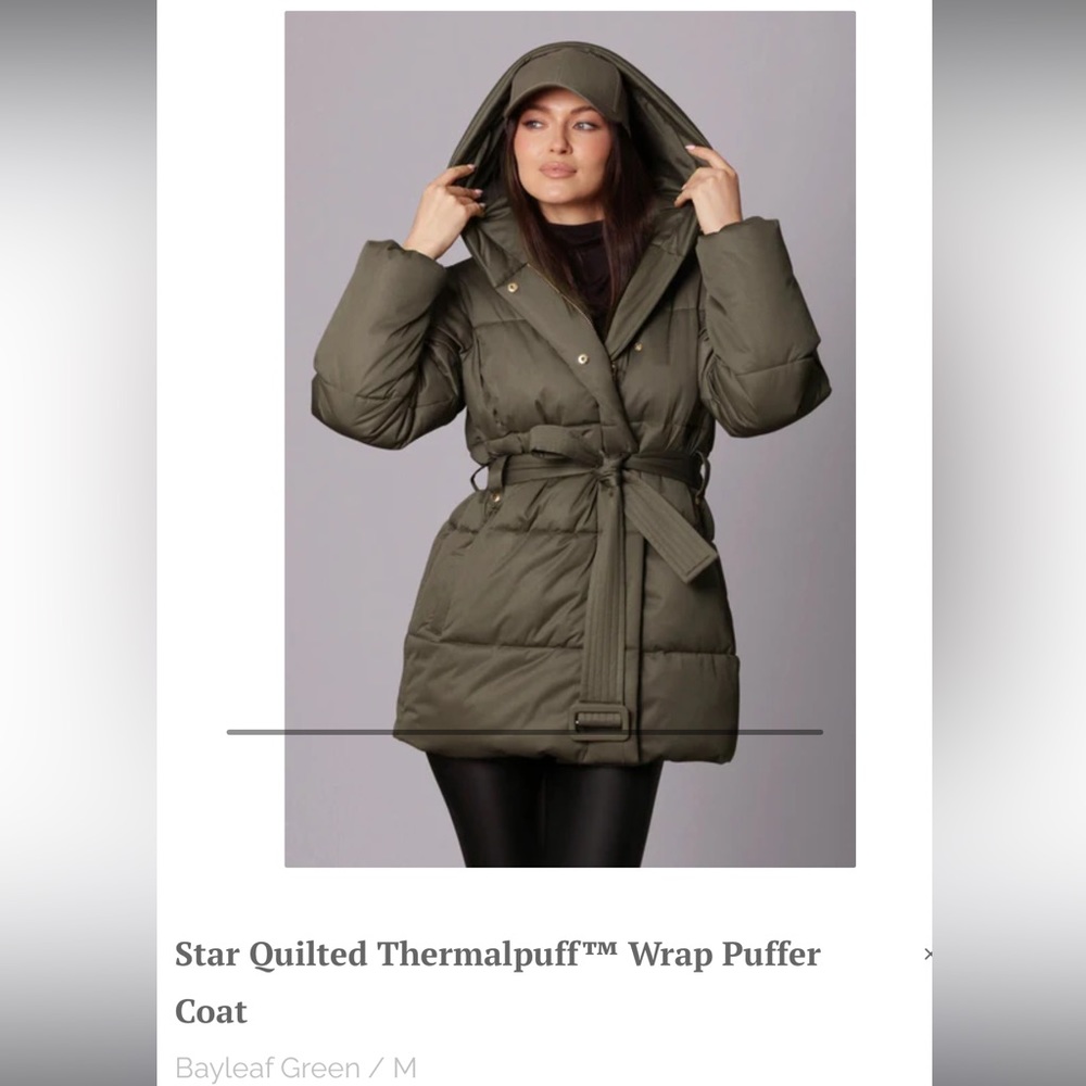 Star Quilted Thermalpuff Wrap Puffer